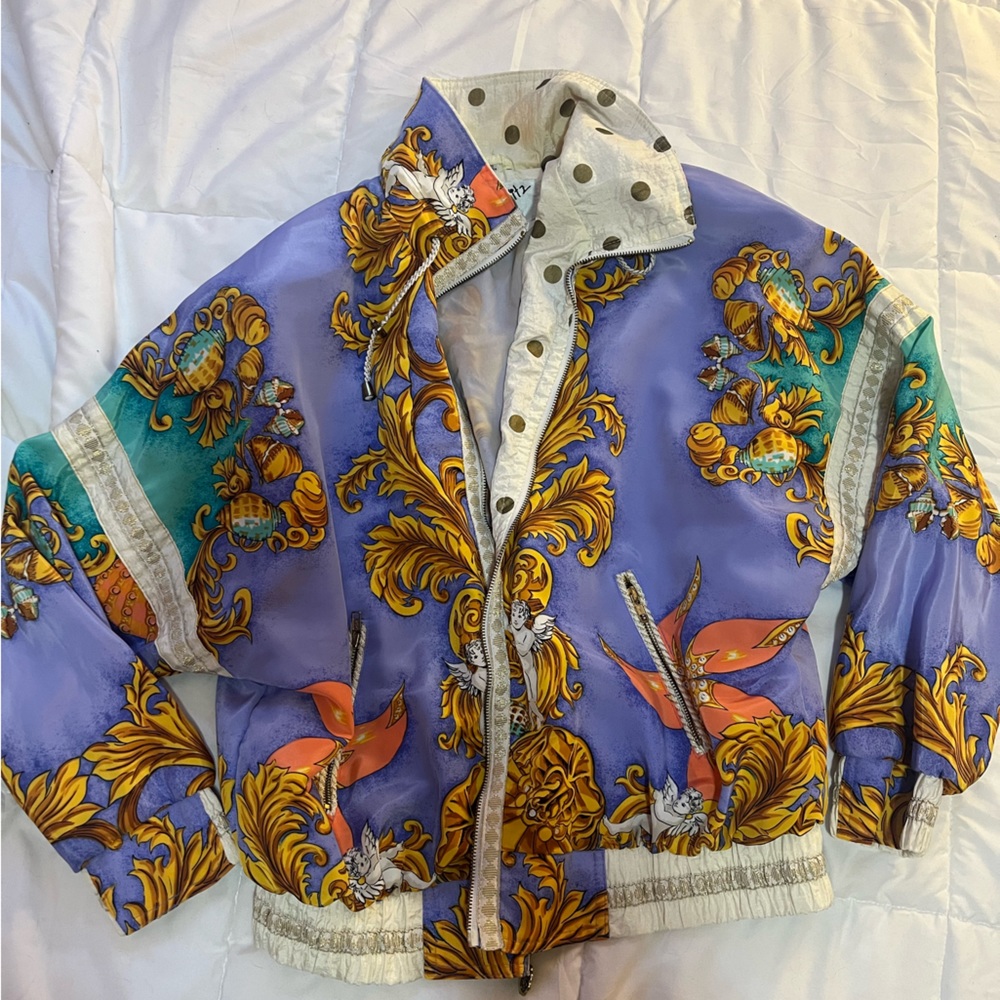 Vintage John Weitz Colorful Pattern Jacket